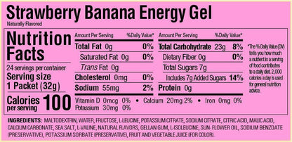 Energigel GU Energy Strawberry Banana 15 portionspaket