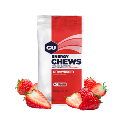 GU Energy Chews Strawberry
