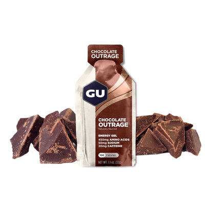 GU Energy energy gel Choklad Outrage | Energigel med koffein