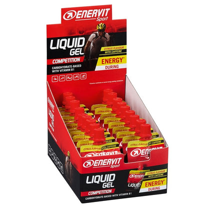 Energigel Enervit Sport Liquid Gel Comp Citrus med koffein 60ml